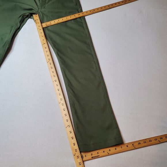 Proof Huckberry Mens Size 30X31 Nomad Chino Straight Fit Performance Pants Green - Picture 3 of 9